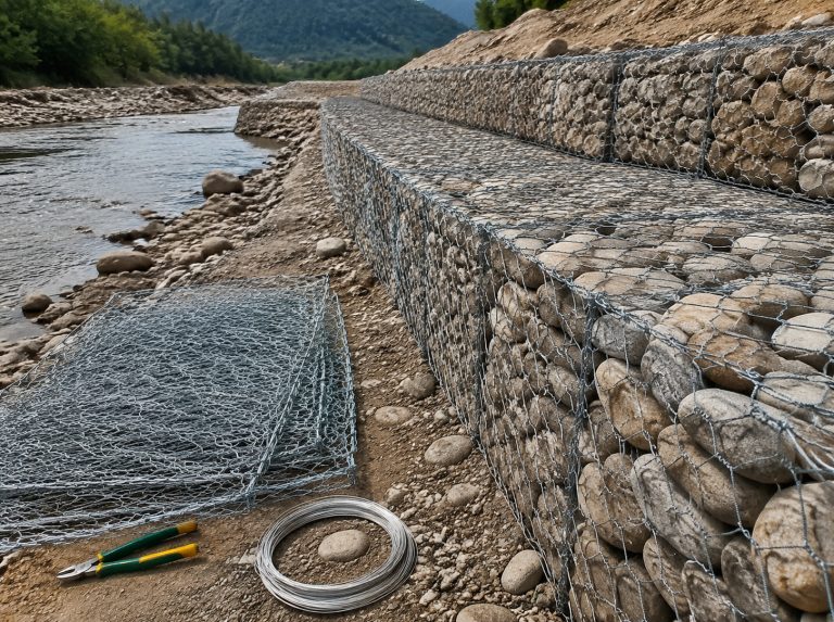 长顺县河道边坡石笼网